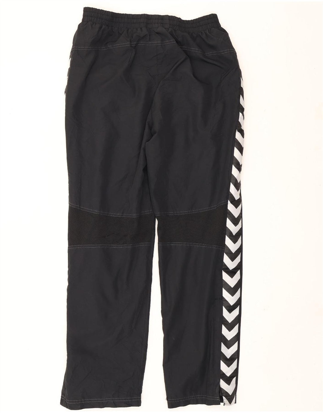 Pantaloni da tuta con grafica Hummel da uomo in poliestere nero medio