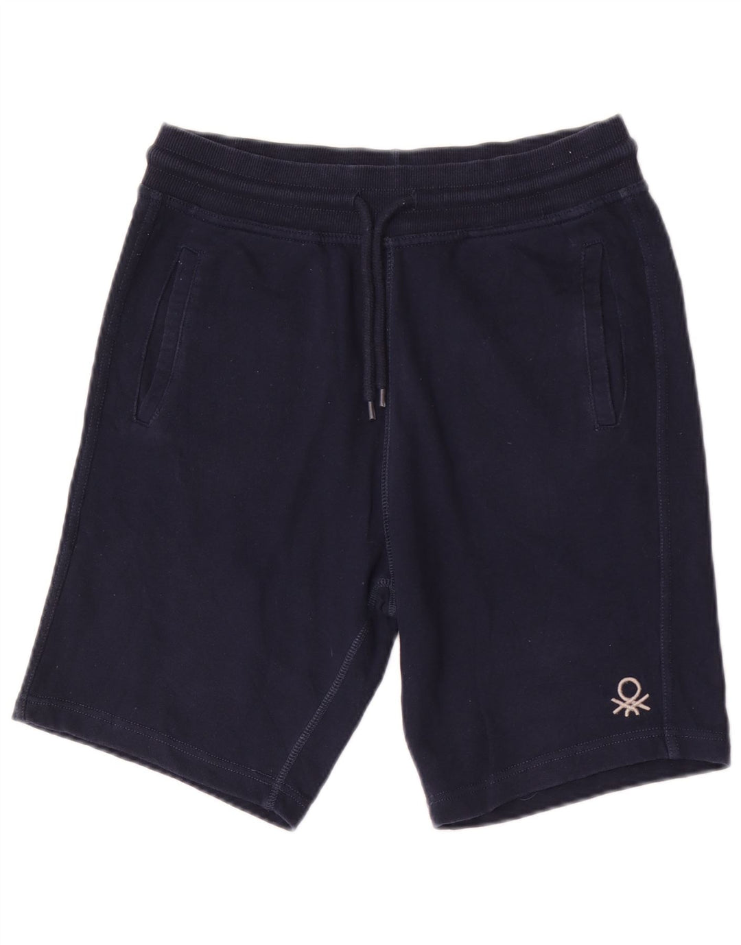 Pantaloncini sportivi da uomo Benetton medio cotone blu navy