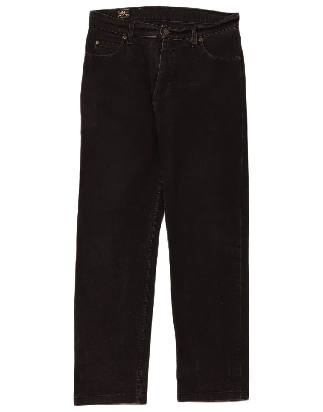 Jeans dritti da uomo Lee Brooklyn W33 L31 cotone nero
