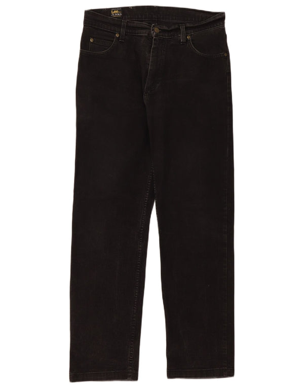 Jeans dritti da uomo Lee Brooklyn W33 L31 cotone nero