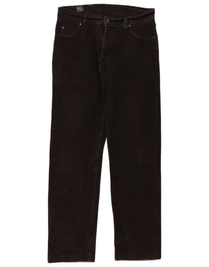Jeans dritti da uomo Lee Brooklyn W33 L31 cotone nero