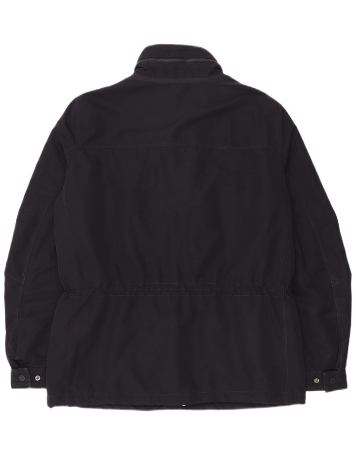 Giacca utility da uomo con cappuccio Geox UK 42 XL Blu Navy