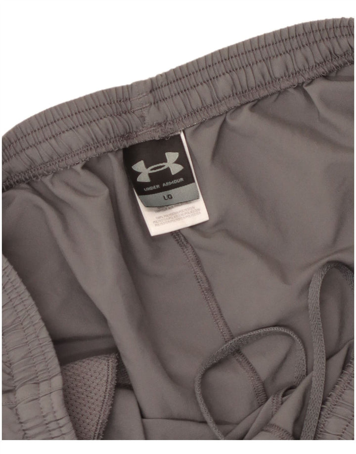 Pantaloncini sportivi Nike da uomo grandi in poliestere grigio