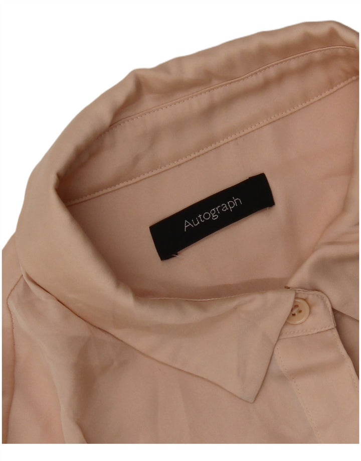 Camicia autografa da donna Marks & Spencer UK 16 grande rosa