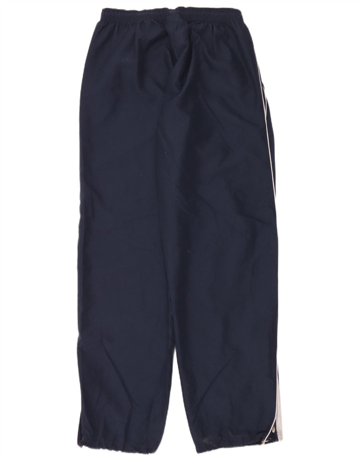Pantaloni da tuta con grafica Reebok da uomo, grandi, in poliestere blu navy