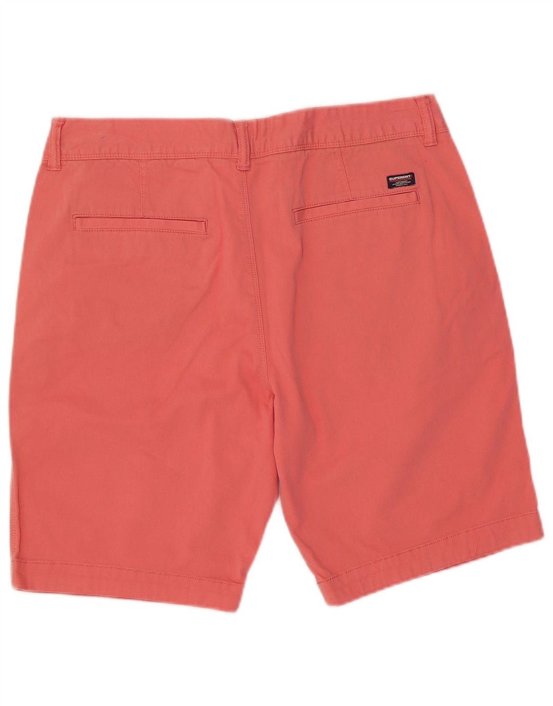 Pantaloncini chino da uomo Superdry W34 Large in cotone rosa
