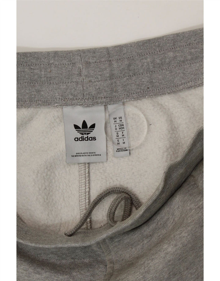 Pantaloni da tuta da uomo Adidas Joggers in cotone grigio medio