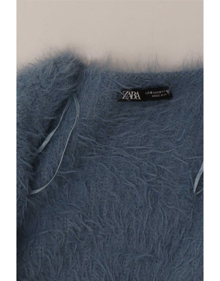 Maglione Bolero da donna Zara UK 10 piccolo blu