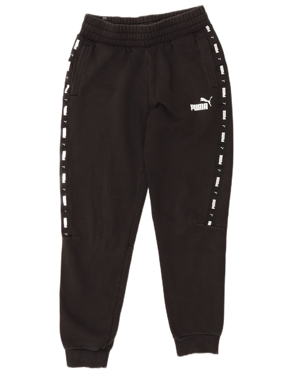 Pantaloni da tuta con grafica PUMA da uomo Joggers medio cotone nero