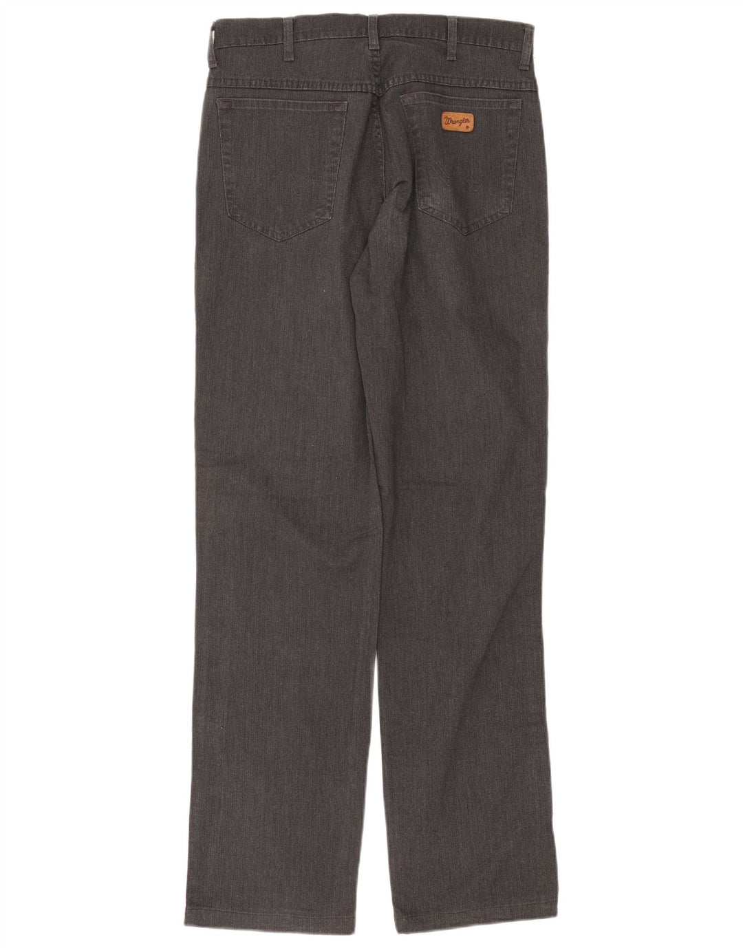 Pantaloni casual dritti elasticizzati Texas da uomo Wrangler W33 L36 cotone grigio