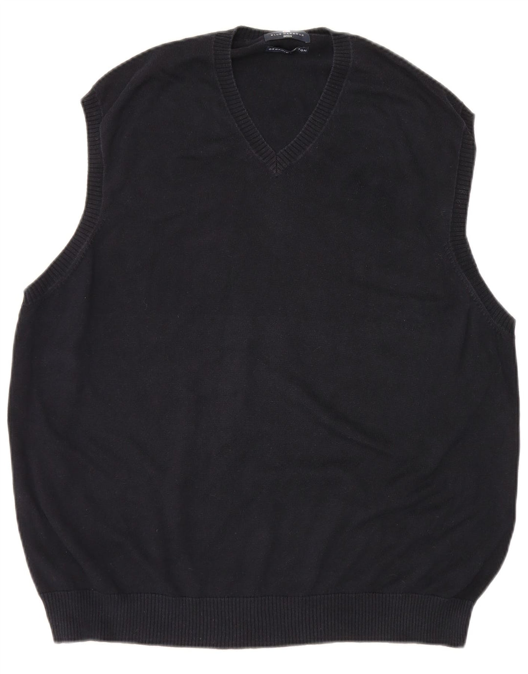 Canotta da uomo Marks & Spencer blu Harbour Vest 2XL cotone blu scuro