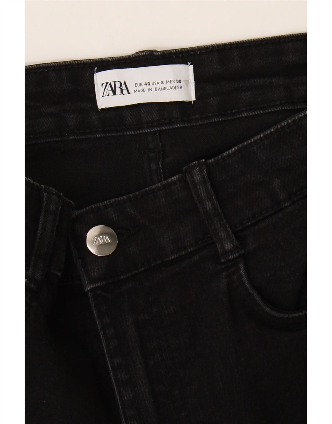 Jeans skinny da donna Zara EU 40 medi W30 L27 neri