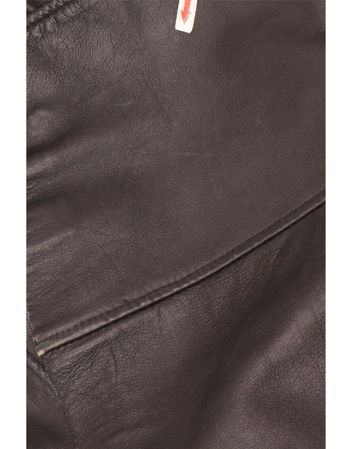 Trench da donna Gipsy UK 18 XL in pelle nera