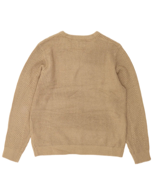 Maglione maglione girocollo da uomo Jack & Jones 2XL Acrilico beige