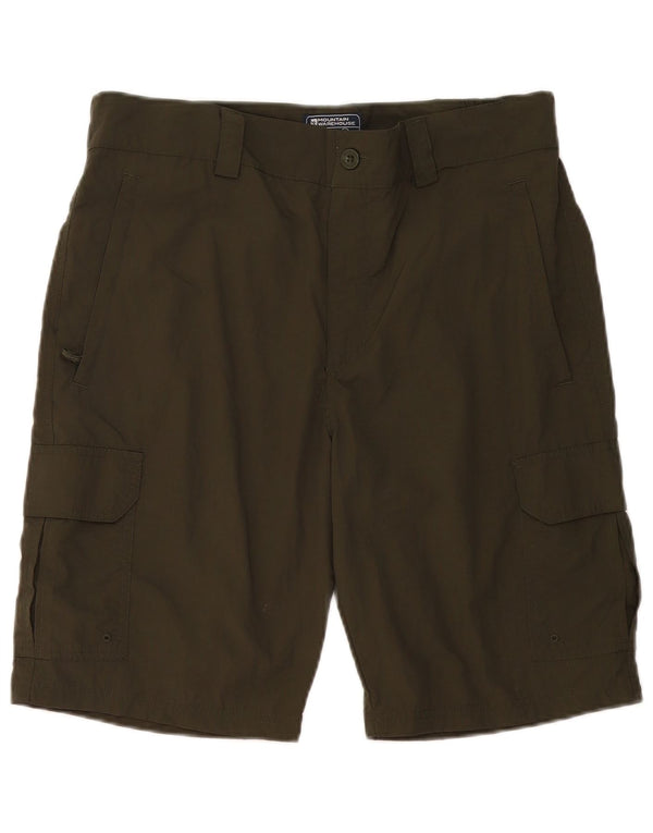 Pantaloncini cargo da donna Mountain Warehouse W34 Large Khaki Poliammide