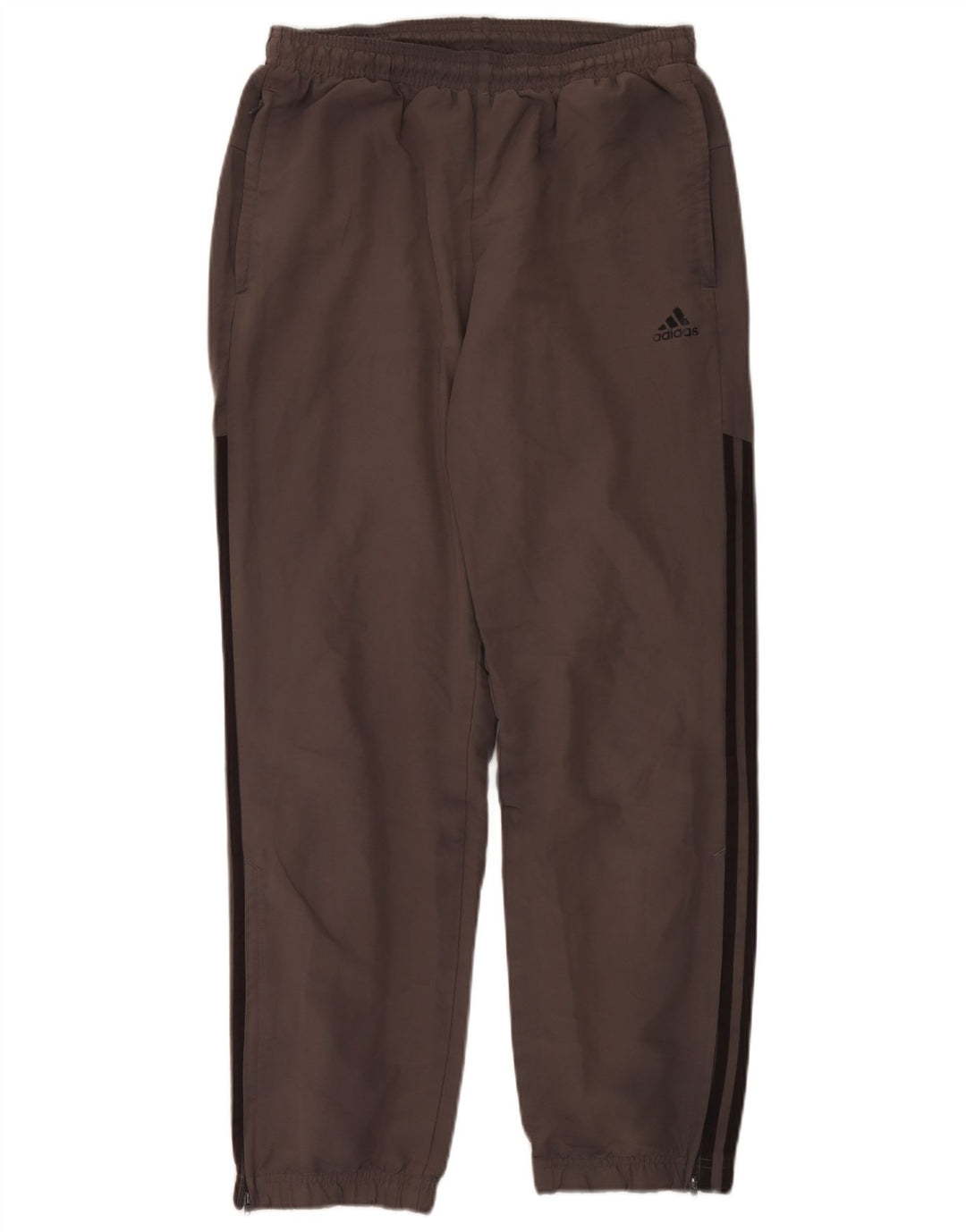 Pantaloni da tuta da uomo Adidas Joggers in poliestere grigio medio