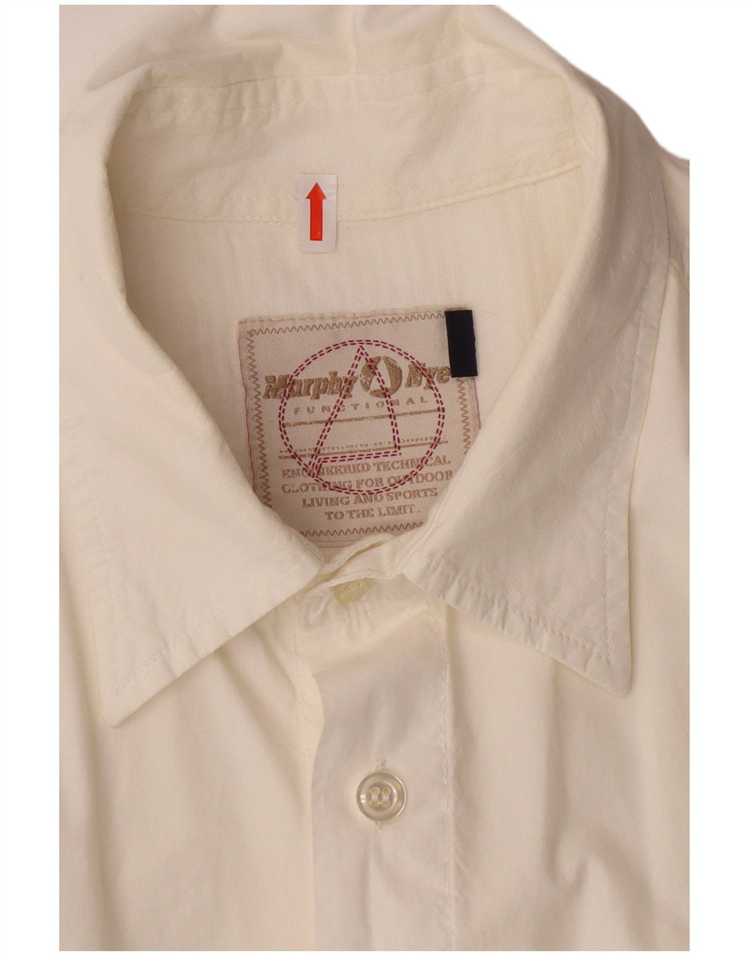 Camicia a maniche corte da uomo Murphy & Nye 2XL bianco sporco