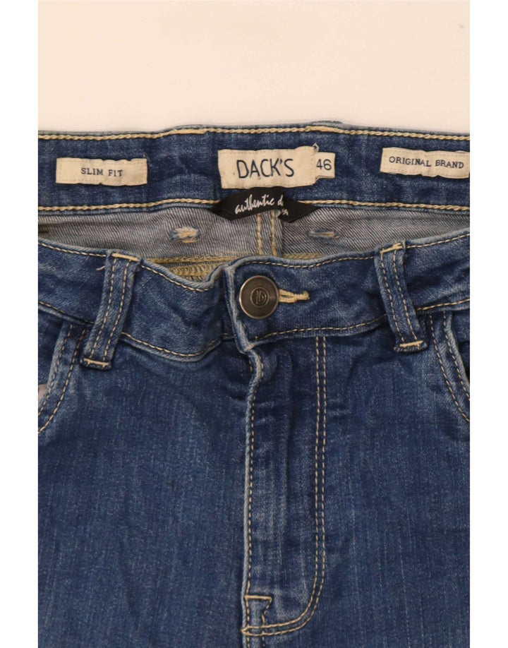 Jeans slim da uomo Dack IT 46 piccoli W30 L29 blu