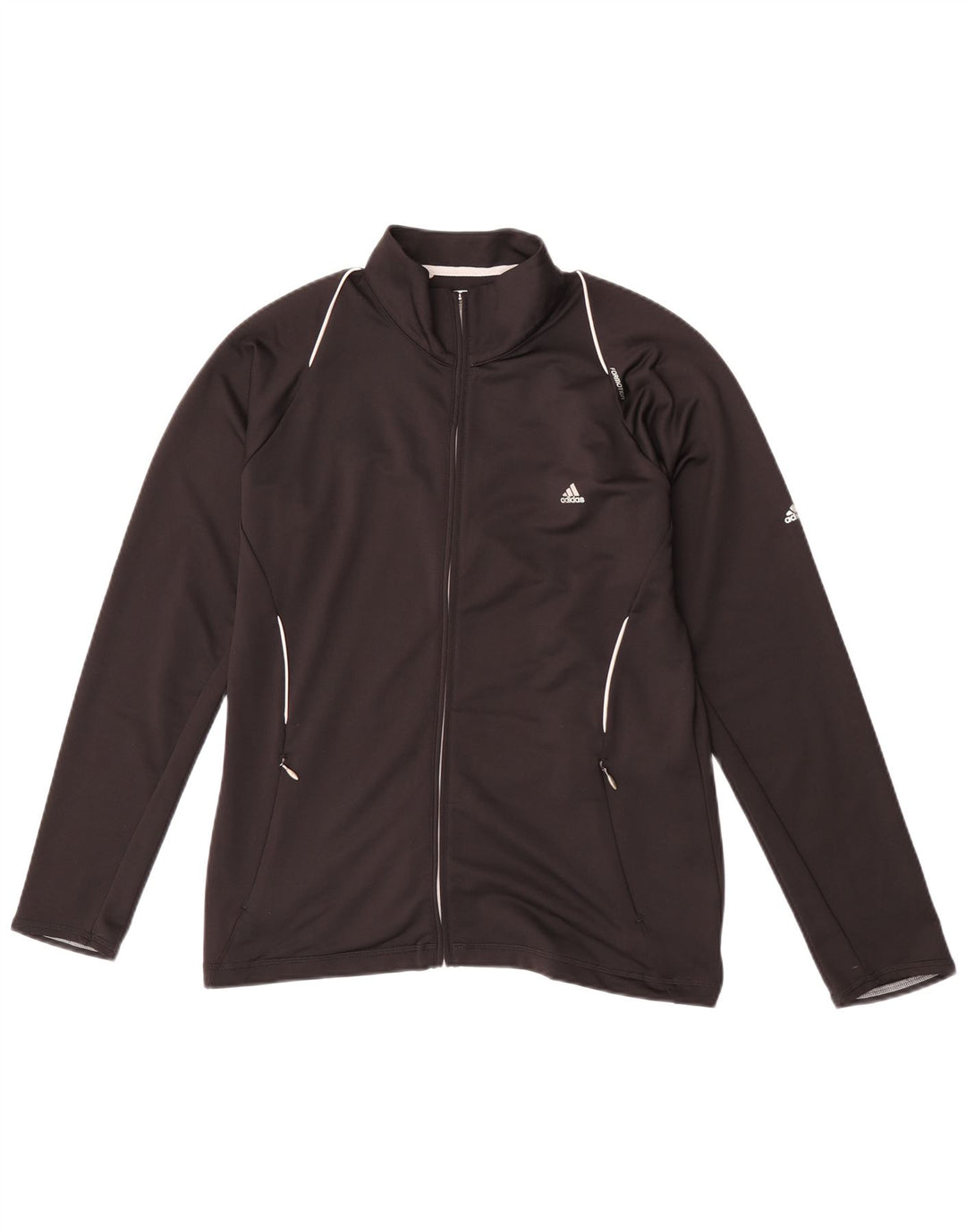 Giacca da ginnastica Adidas Climawarm da donna UK 16 grande nera