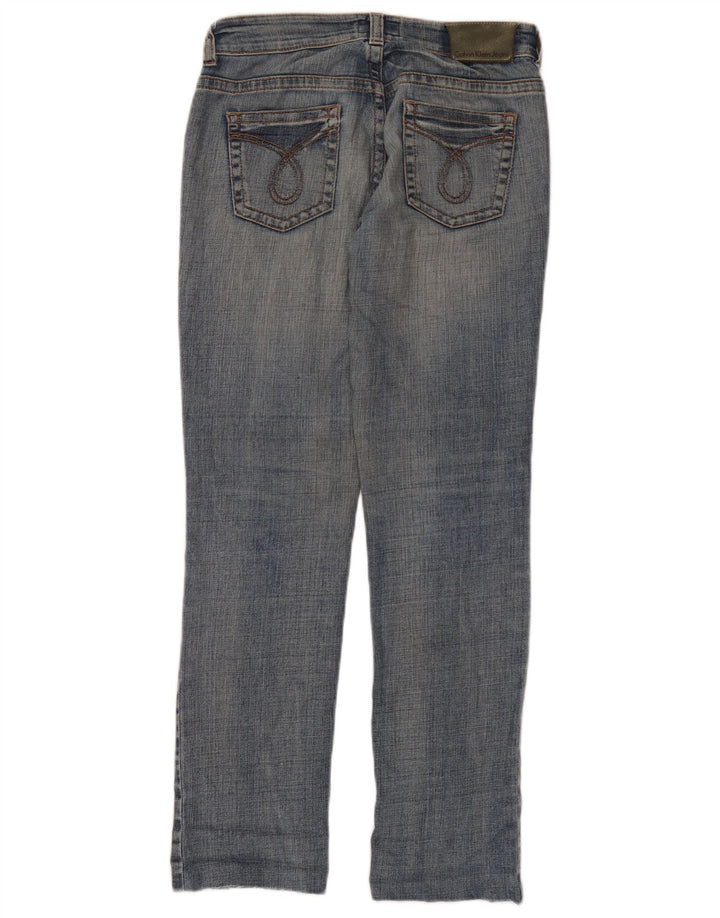 Jeans slim da donna Calvin Klein W26 L30 cotone blu
