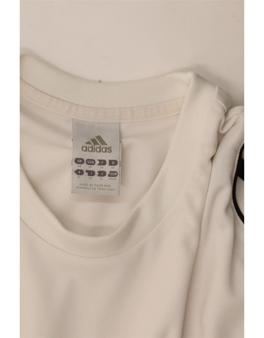 Maglietta ADIDAS Climalite da uomo, colore bianco medio