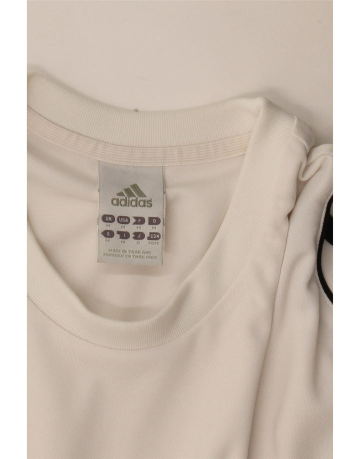 Maglietta ADIDAS Climalite da uomo, colore bianco medio