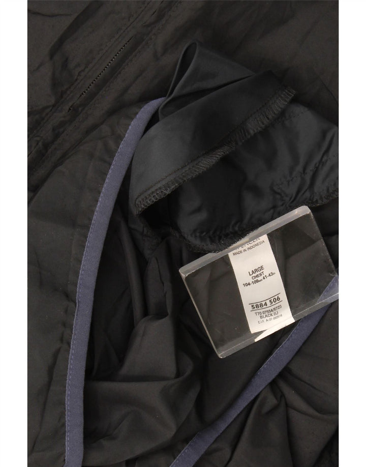 Giacca antipioggia pullover da uomo Marks & Spencer UK 40 grande poliestere nero