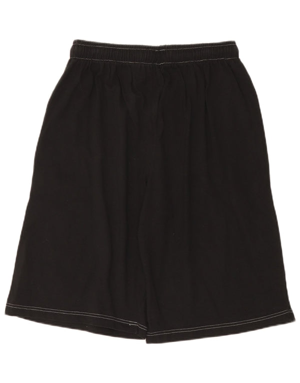 Pantaloncini sportivi grafici da uomo Champion in cotone nero medio