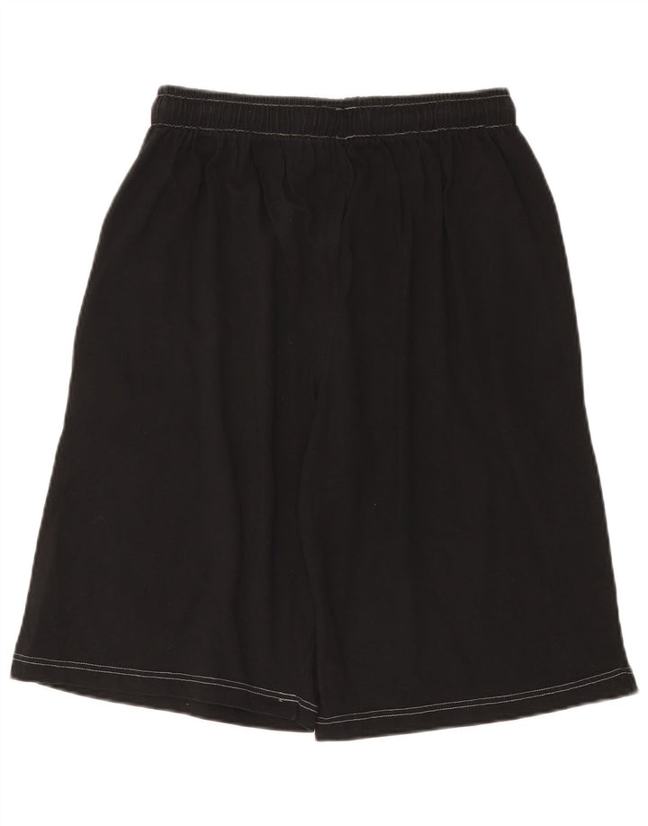 Pantaloncini sportivi grafici da uomo Champion in cotone nero medio