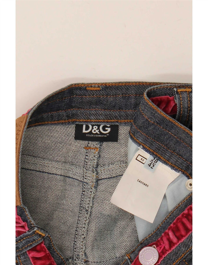 Dolce & Gabbana Gonna di jeans da donna IT 42 Media W28 Blu