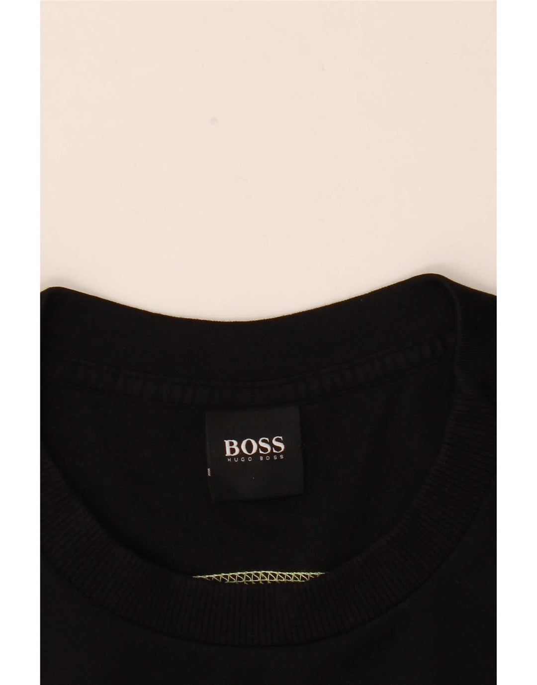 Hugo Boss Felpa grafica da uomo Maglione grande cotone nero