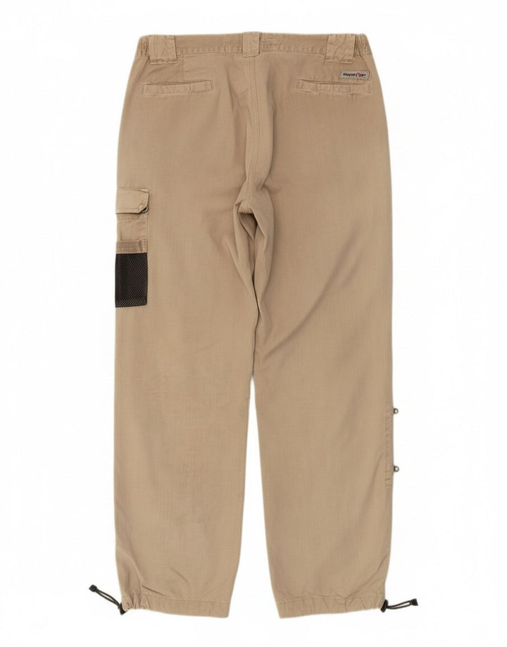 Pantaloni cargo da jogging da uomo Murphy & Nye W36 L30 in cotone beige