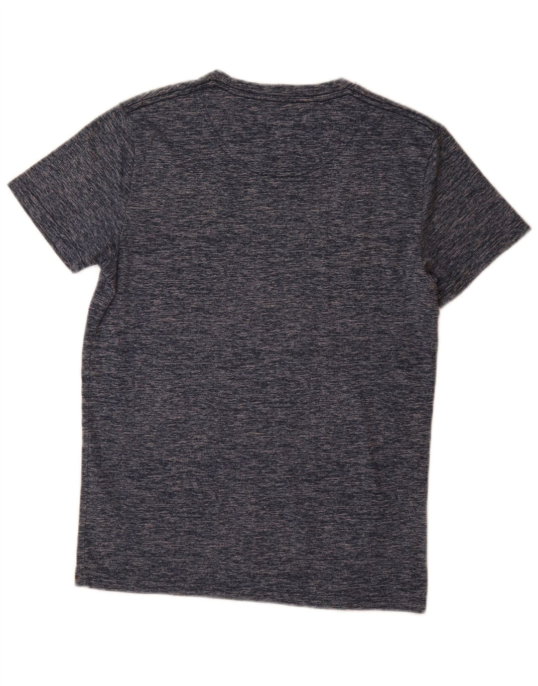 T-shirt da uomo HOLLISTER Top piccola in cotone screziato blu navy