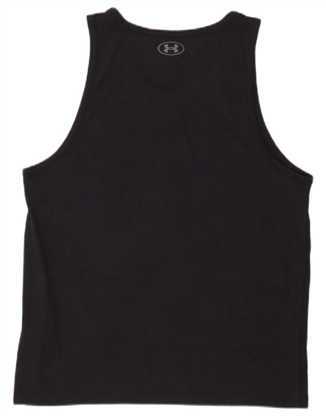 Canottiera grafica da uomo Under Armour grande in cotone nero