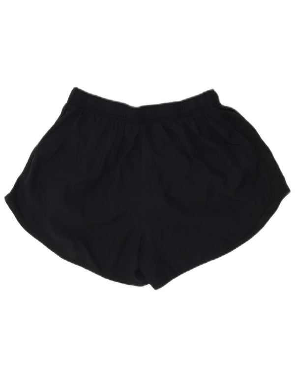 Pantaloncini sportivi Nike da donna Dri Fit UK 14 Large Nero Poliestere