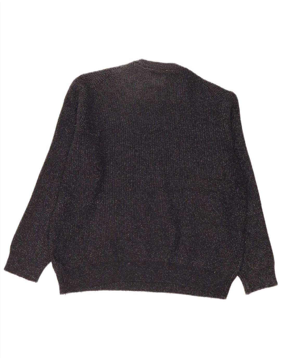 Maglione maglione girocollo da uomo Marks & Spencer XL blu navy screziato