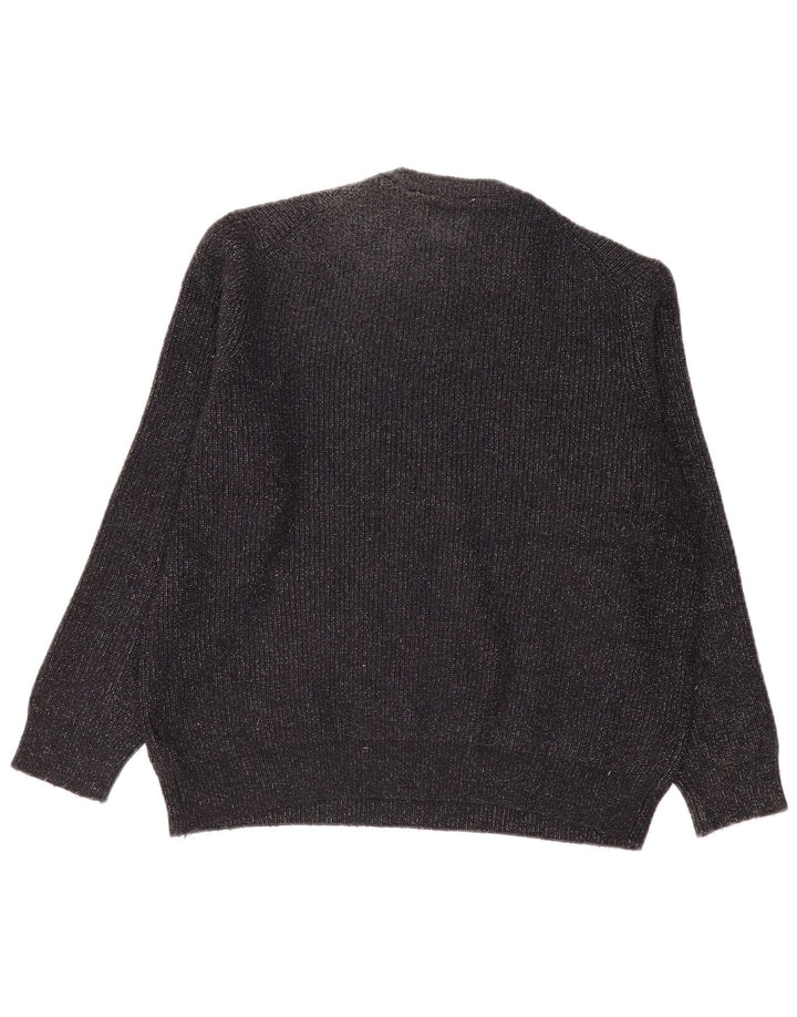 Maglione maglione girocollo da uomo Marks & Spencer XL blu navy screziato