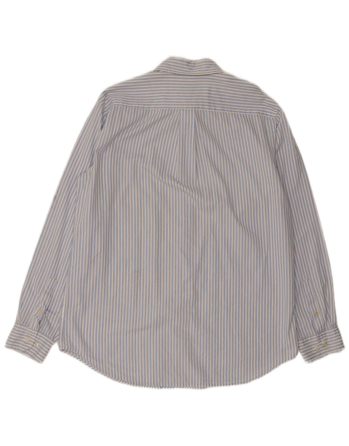Camicia da uomo Ellesse XL in cotone a righe blu
