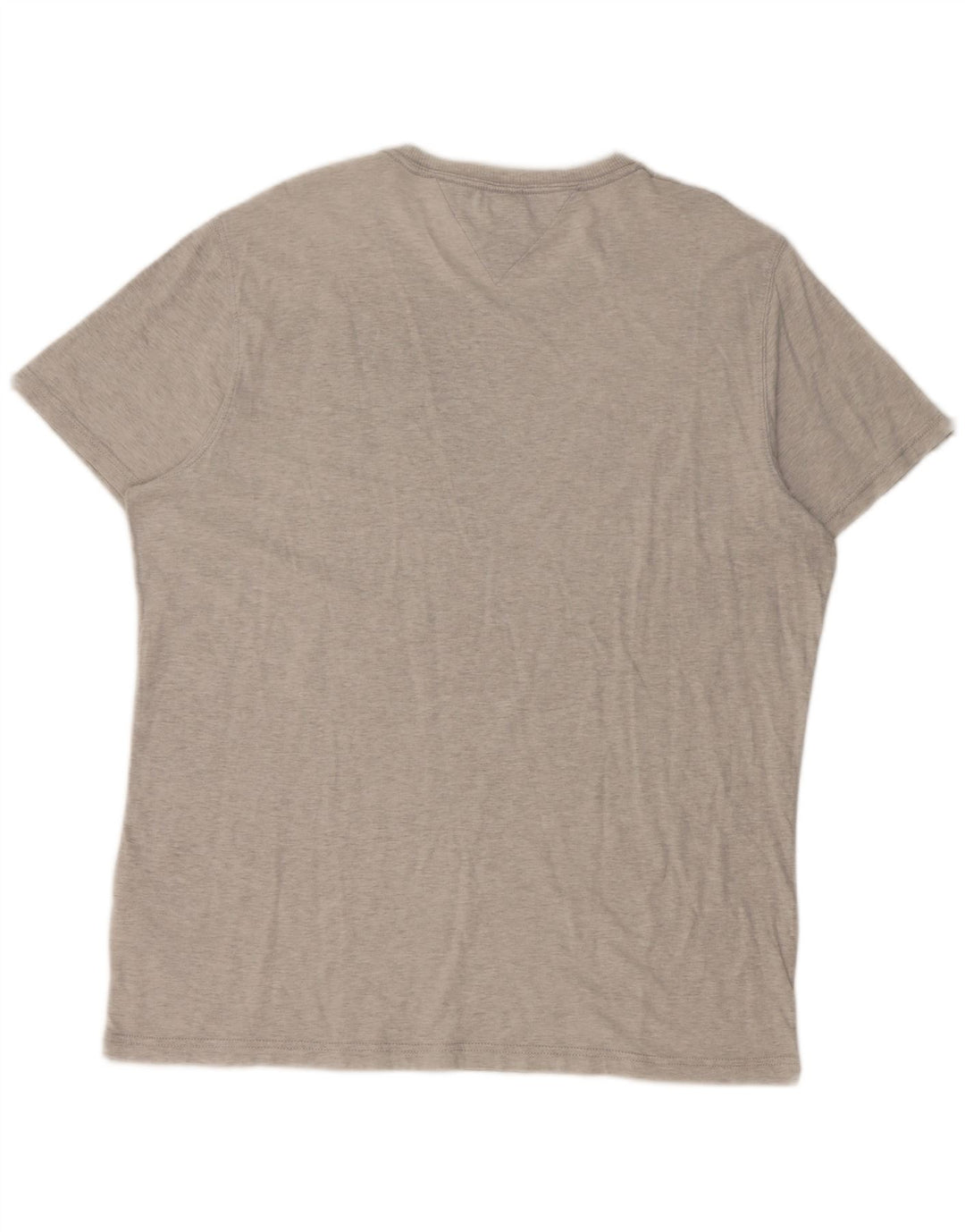 T-shirt grafica da uomo Tommy Hilfiger Top 2XL cotone grigio