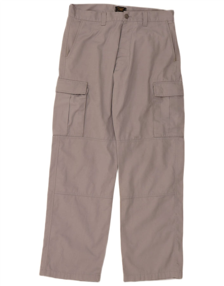 Pantaloni cargo dritti da uomo BIG STAR W33 L32 in cotone grigio