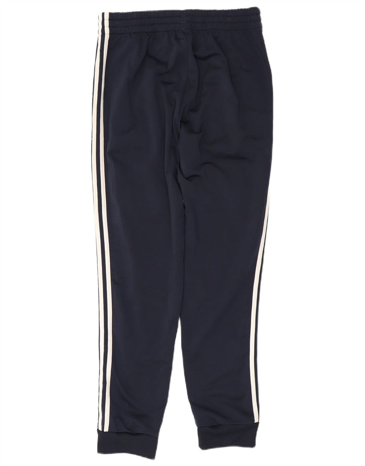 Pantaloni da tuta da uomo Adidas Joggers medi in poliestere blu navy