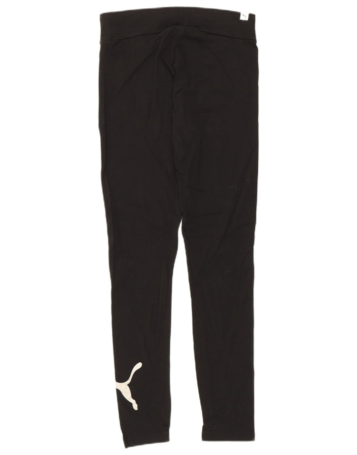 Leggings grafici da donna Puma UK 12 cotone medio nero