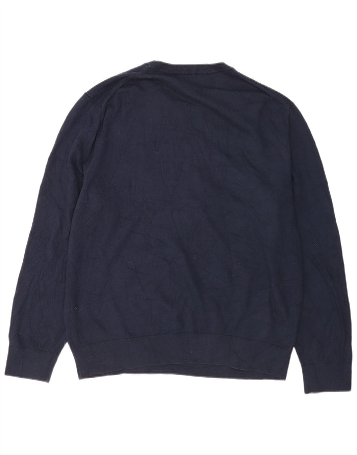 Maglione maglione girocollo da uomo Nautica grande blu navy