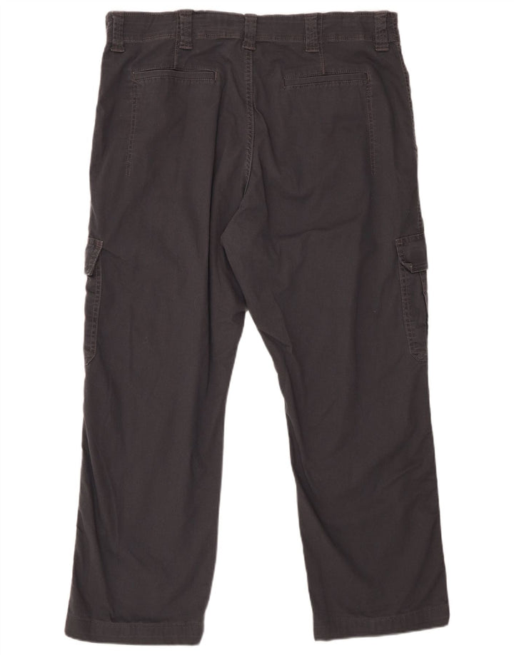 Pantaloni cargo da uomo dalla vestibilità comoda WRANGLER W38 L27 cotone grigio