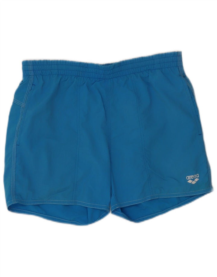 Pantaloncini da bagno da uomo Arena blu medio in poliestere