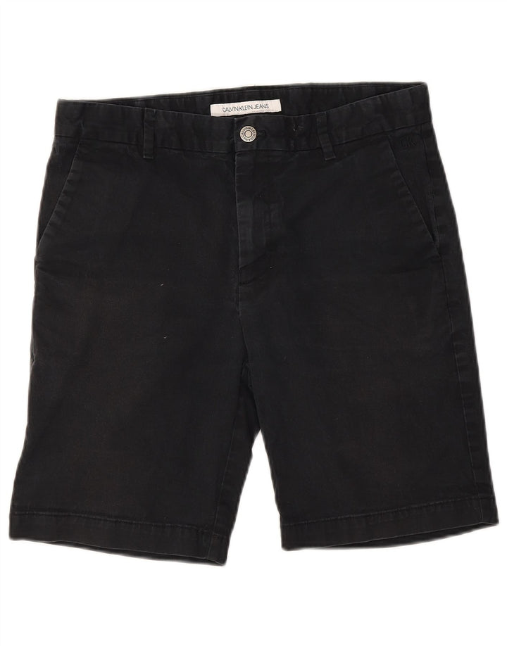 Pantaloncini chino da uomo Calvin Klein W30 cotone blu navy medio