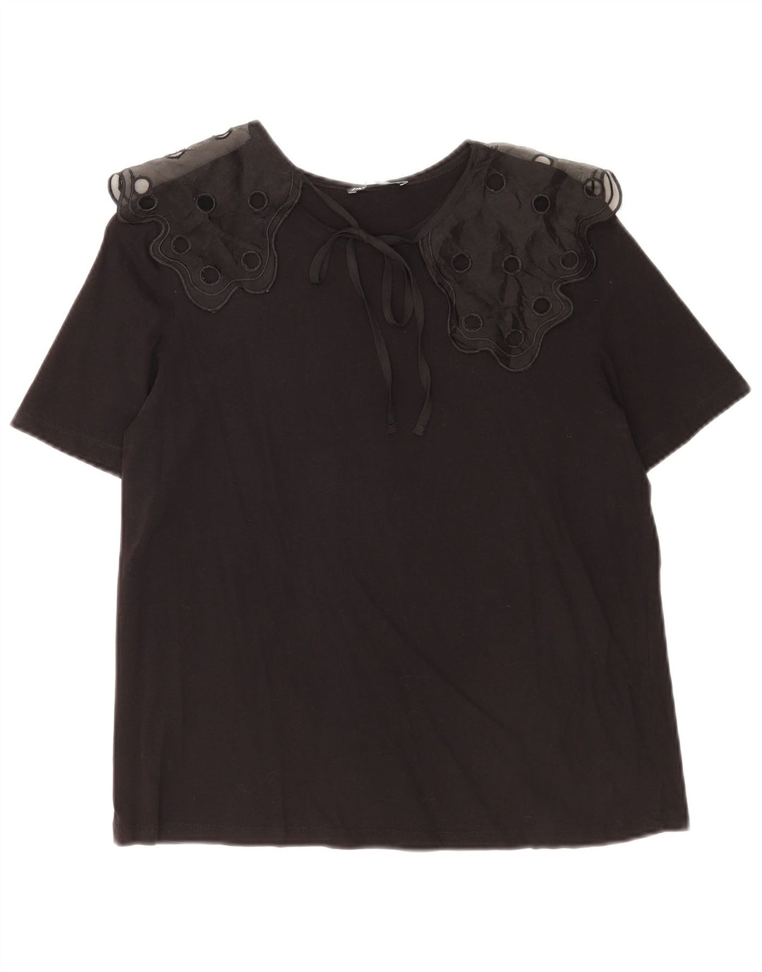 Camicetta Zara da donna Top UK 10 piccola nera