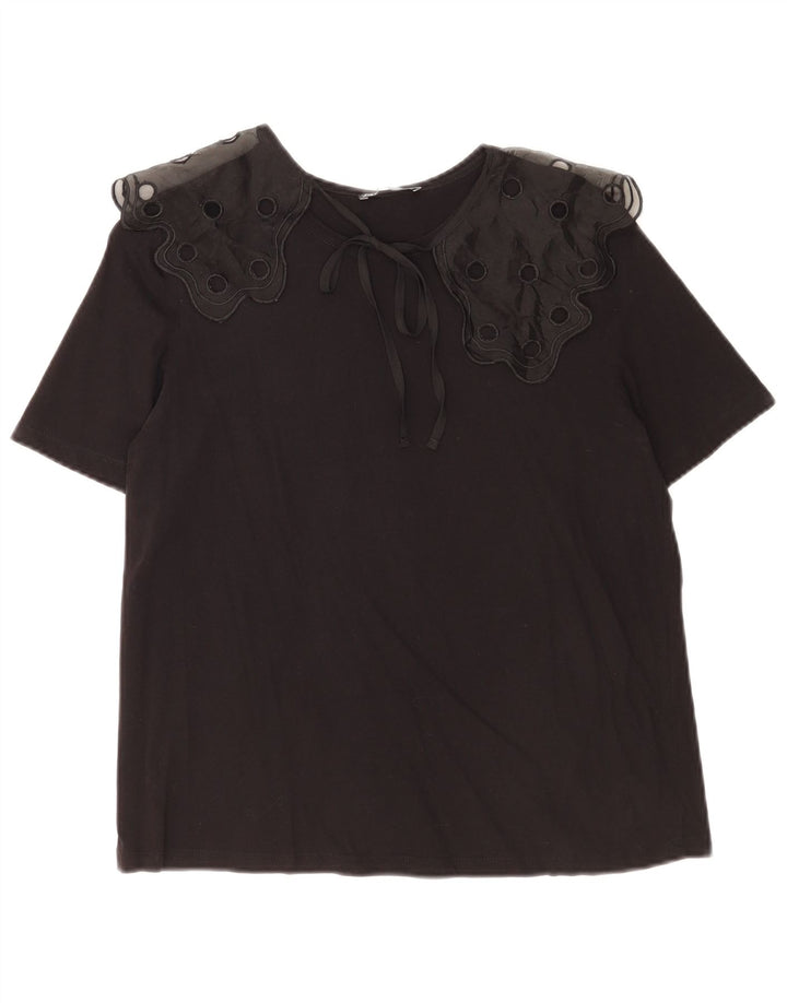 Camicetta Zara da donna Top UK 10 piccola nera