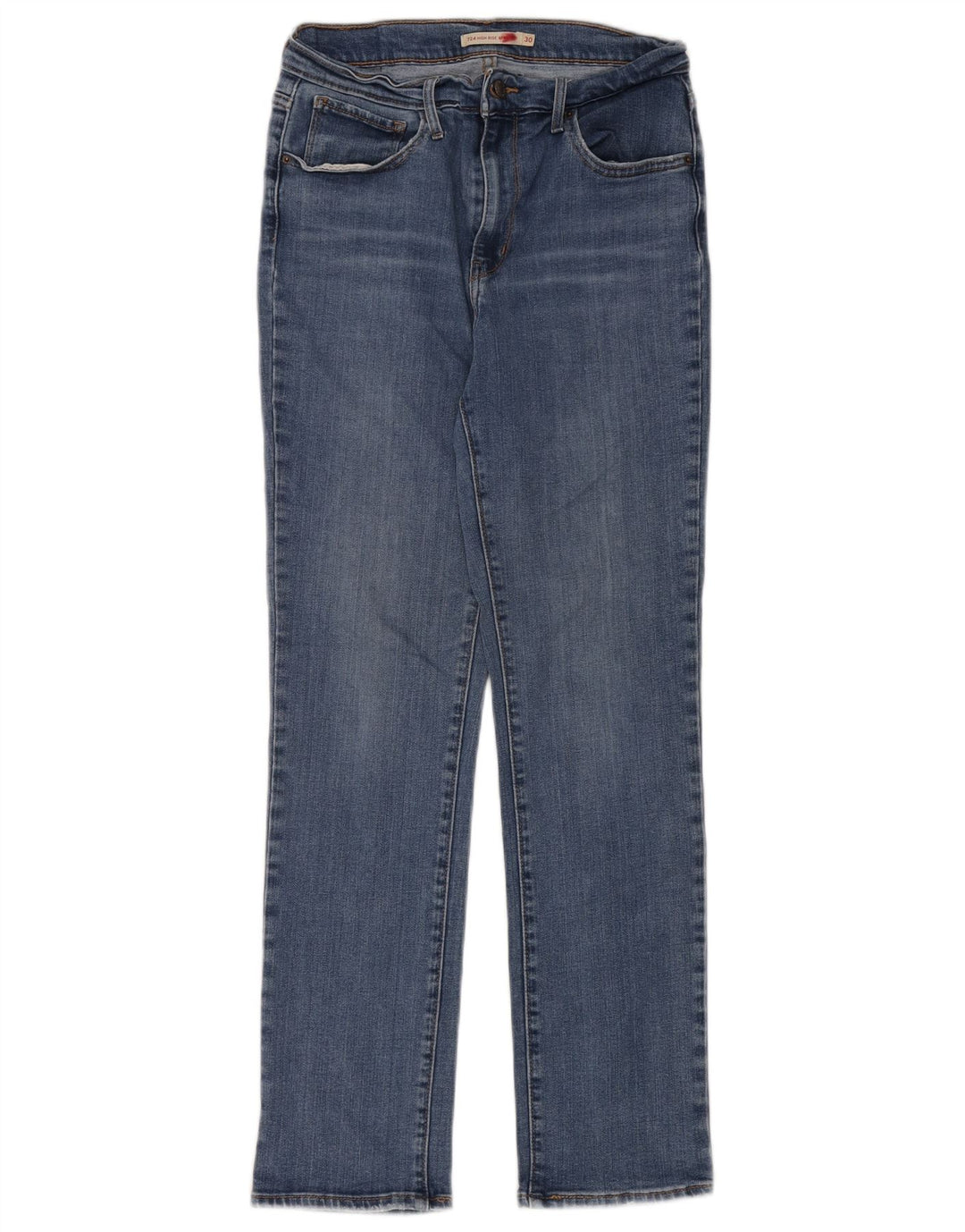 Jeans dritti a vita alta Levi's 724 da donna W30 L28 Blu