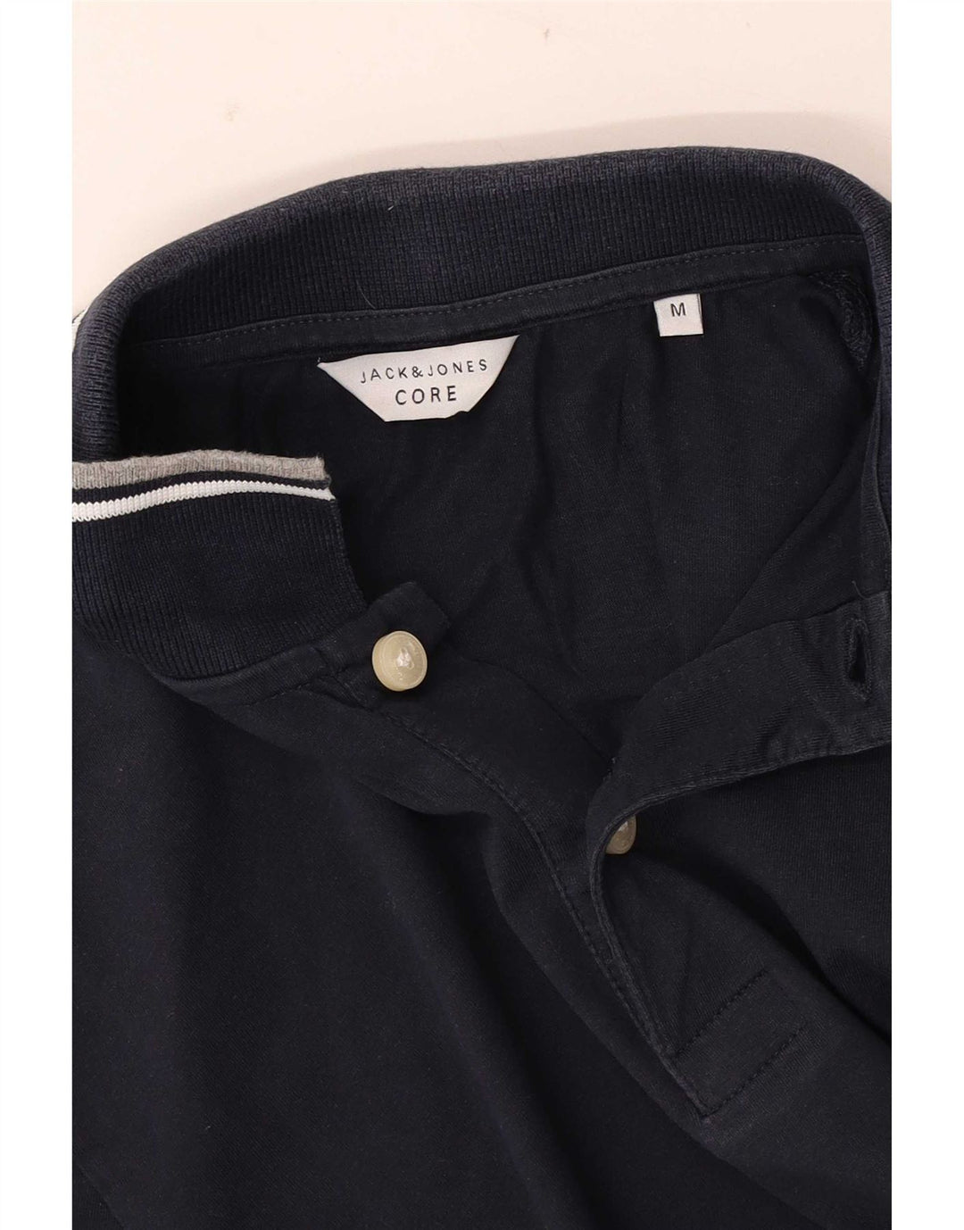 Polo da uomo Jack & Jones media blu navy